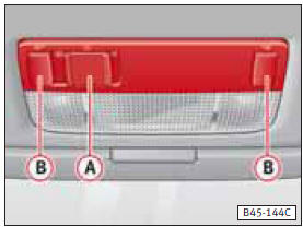 A – Luz interior delantera
