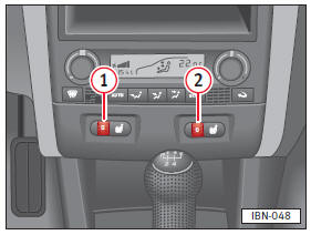 1 – Asiento térmico* izquierdo