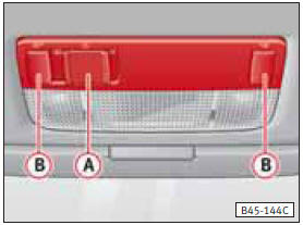 A – Luz interior delantera