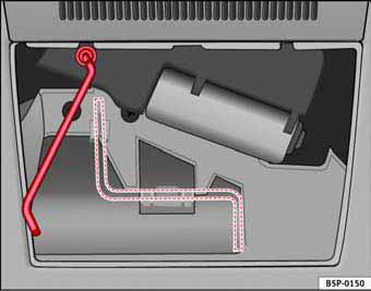 Fig. 72 Manivela cierre de emergencia