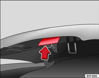 Fig. 135 Gancho apertura capó motor.